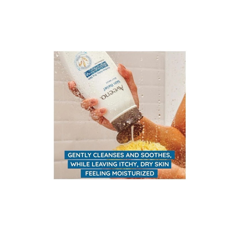 Aveeno Skin Relief Body Wash with Triple Oat Formula Soothes