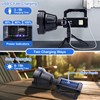 Peascat Rechargeable Spotlight Flashlight Handheld 3,000,000L, 6 Modes Super Bright