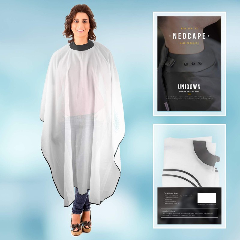 NeoCape Unigown PTFE Coated Hairdressing Gown - Premium Barber Cape