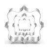 WDYJMALL Set of 3 Square Cookie Cutters with Frame