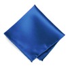 tiemart Solid Color Pocket Square (Royal Blue)