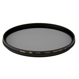 Kenko PLフィルター ZX サーキュラーPL 77mm 高透過偏光膜採用 撥水・撥油コーティング フローティングフレームシステム 547724