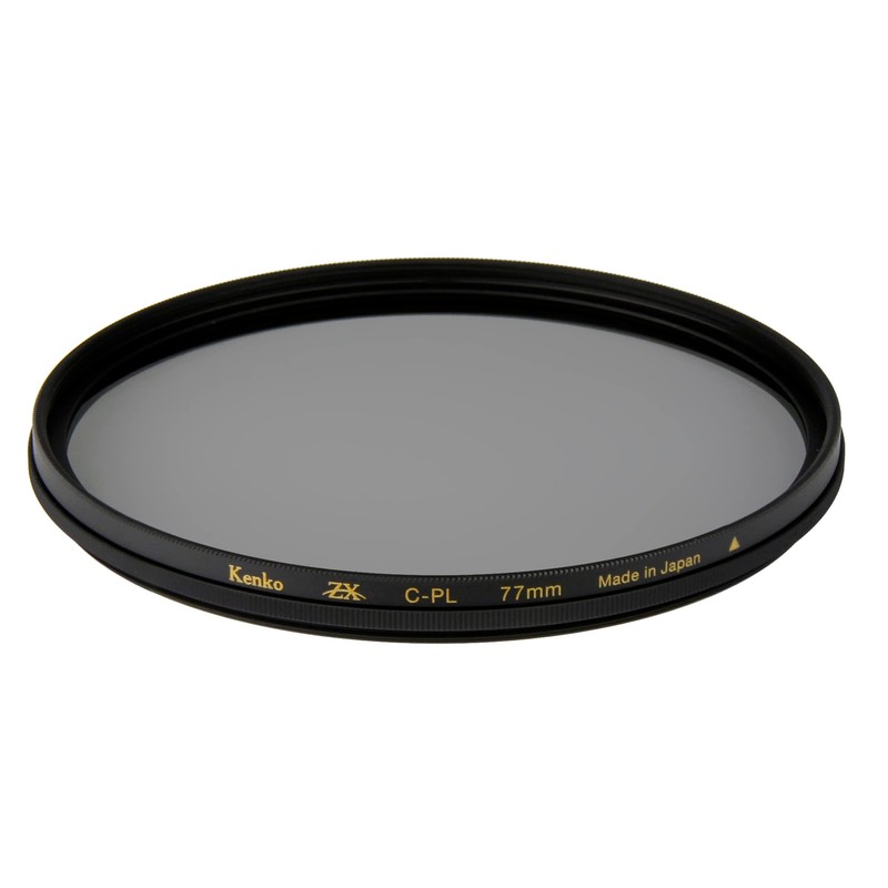 Kenko PLフィルター ZX サーキュラーPL 77mm 高透過偏光膜採用 撥水・撥油コーティング フローティングフレームシステム 547724