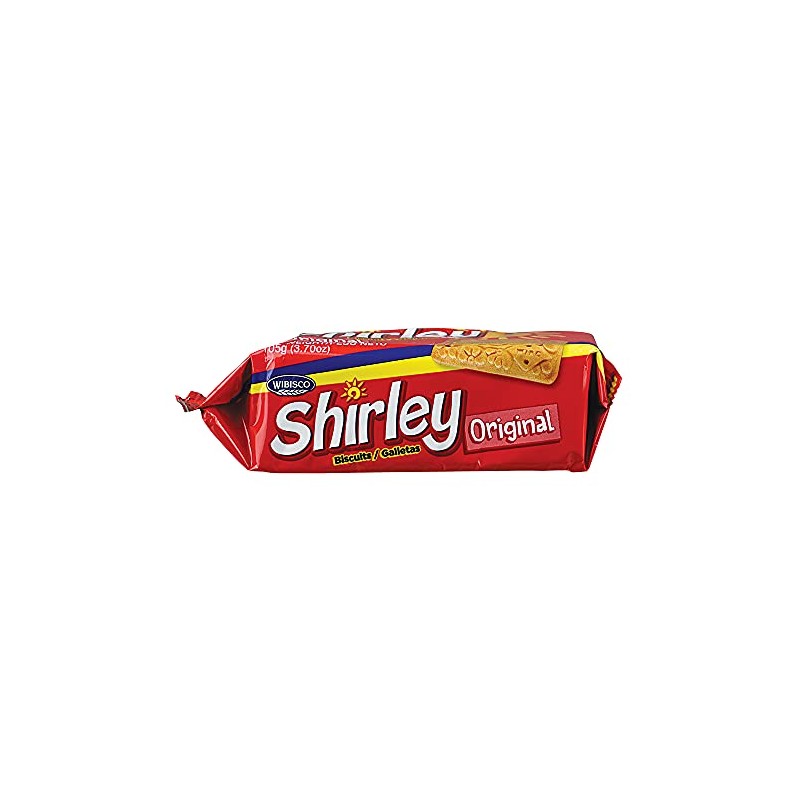 Wibisco Shirley Biscuits Original (4 Packs of 3.7oz Each)