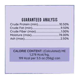 Hound & Gatos Natural Wet Cat Food, 98% Meat, Fish or Poultry Recipes, For All Life Stages, Made in the USA