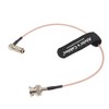 Alvin's Cables DIN 1.0/2.3 Right Angle to BNC Connector 75
