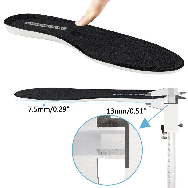 Endoto Memory Foam Insoles for Skechers Women & Men Shoes,