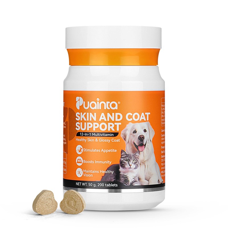 PUAINTA Puainta Dog Dental Powder and Vitamins and Supplements, 12-in-1