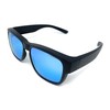 The Reflector Fit Over Glasses, OTG, Polarized Unisex Wrap-Around Sunglasses,
