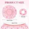 Double-Sided Shower Cap for Women, 2 in 1 Reusable Waterproof