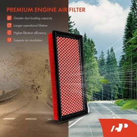 A-Premium 2PCS Filtros de Aire de Motor Preengrasados de Alto Rendimiento
