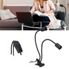 Clip Desk Lamp Socket, E26/E27 Reading Light Stand Clamp Lamp