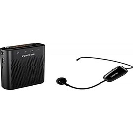 FONESTAR ALTA-VOZ-W30 Portable Voice Amplifier USB/MicroSD/MP3 with Wireless Microphone - Black
