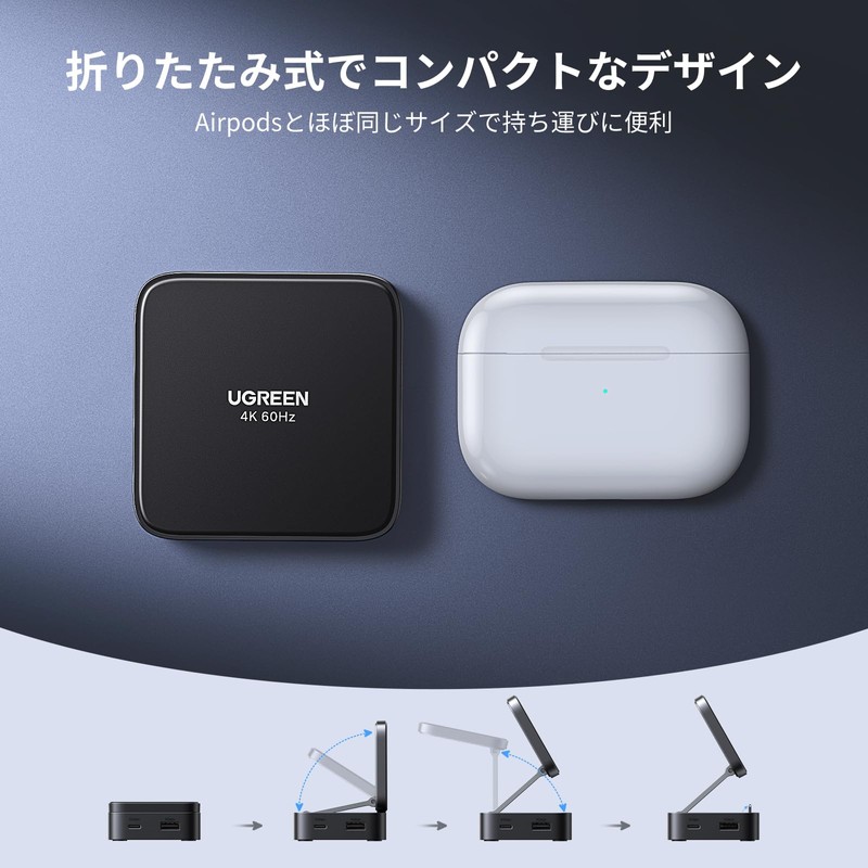 UGREEN 4-in-1 USB-C Hub HDMI+PD+USB 3.0+USB C 3.0