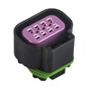 BOLUOYI 8 Pin Way Waterproof Electrical Connector Plug Wire Cable