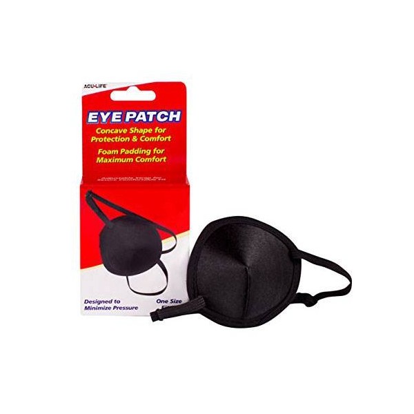 ACU-LIFE CONCAVE EYE PATCH, PROTECTS INJURED EYE FROM IRRITATION AND