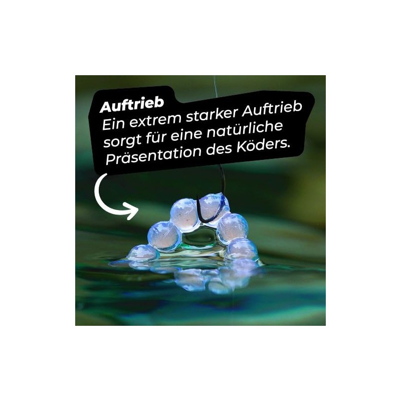 Trout Master Rubber bait for trout fishing, 7 mm, caviar,