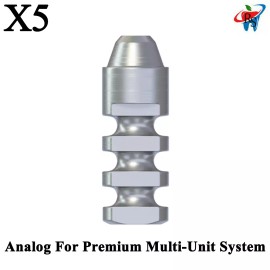 Unbranded 5pcs Analog For Multi Unit 1.6mm System Replica Lab Dental Prosthetic Fixture