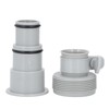 Pool Pump Hose Adapter Set, 2.25 Inch Internal Diameter, PVC