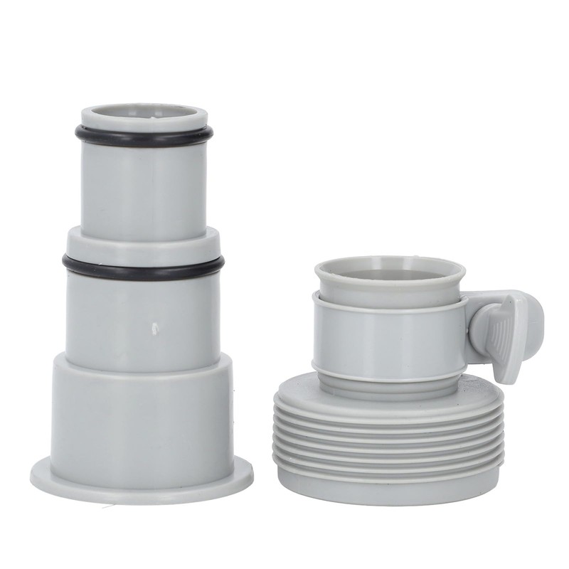 Pool Pump Hose Adapter Set, 2.25 Inch Internal Diameter, PVC
