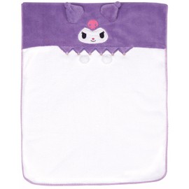Skater Water Absorbent, Quick Drying Hair Towel, Kuromi, Sanrio, Height 15.7 x Width 39.4 inches (40 x 100 cm) TOH1-A
