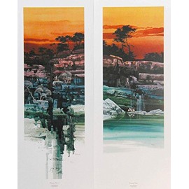 Michael Atkinson EVENING VISTA l & ll TWO PRINT SET S/N
