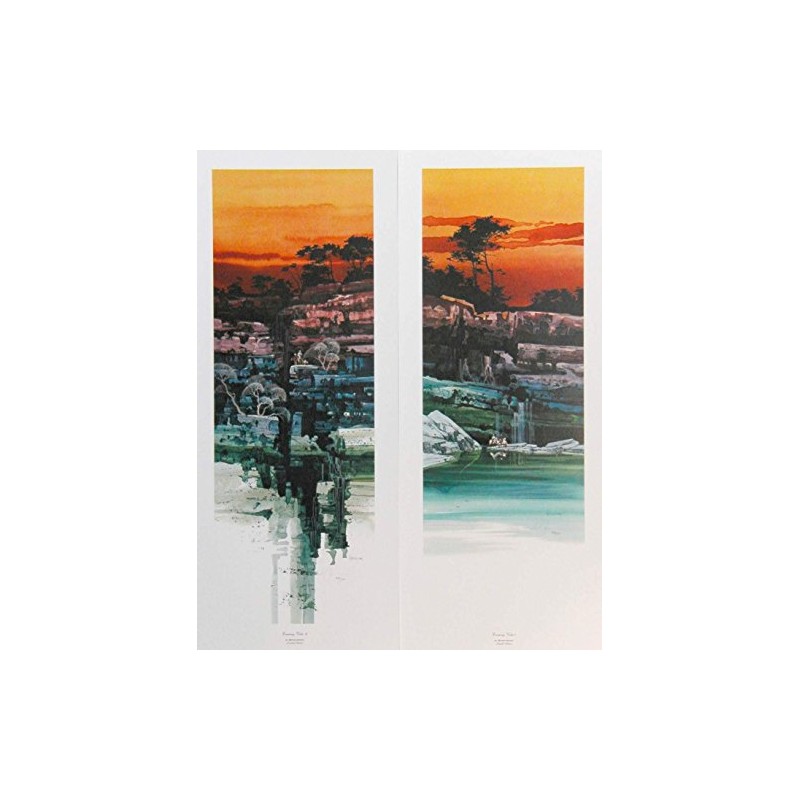 Michael Atkinson EVENING VISTA l & ll TWO PRINT SET