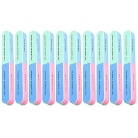 Pack of 10 Nail Files, Natural Nails, Polishing File, Fingernails, Multidimensional Nail Buffer, Multifunctional Buffer for Nails