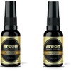 AREON Black Force Car Air Fresheners Spray Silver, Pack of
