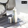Barbecook Oil Bottle with Spout, Stainless Steel Oil Jug, Refillable,