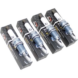 DRAGON FIRE PERFORMANCE IRIDIUM Spark Plugs Compatible With 2002-2011 Honda Acura Accord CR-V CSX Civic Element MDX RL RSX TL TSX 2.0L 2.4L 3.0L Replaces 6994 IZFR6K11 K20 Oem Fit DFSP1010-4