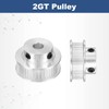 MECCANIXITY 2GT Pulley 40 Teeth 6.35mm Bore Aluminum Timing Pulley
