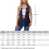 MINTLIMIT Women Blazer Sleeveless Vest Solid Jacket Waistcoat Button Down