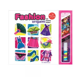 Klutz FASHION ORIGAMI FOLD DAZZLING DESIGNS KLUTZ ART BOOK & ACTIVITY KIT