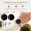 BRIBEJAT Women's Smartwatch with Phone Function, 1.27 Inch Fitness Watch,