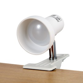 ELPA SPOT-L201D LED Clip Light, LED Light, Study Desk, 200 lm, Daylight Equivalent, Approx. 0.6 ft (1.6 m), Approx. 8.2 inches (208 mm), White