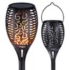 Green Blue GB156 Solar Garden Torch with Realistic Flame Garden