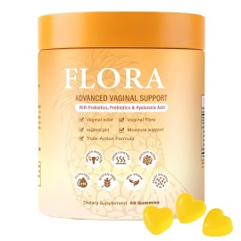 MZXDXZE Flora Plus Gummies, Advanced Vaginal Support, Vaginal Health Gummies, Ph Bala...