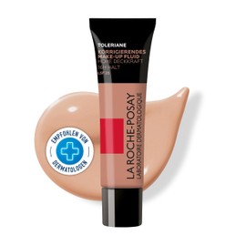 La Roche-Posay Toleriane Corrective Makeup Fluid with SPF 25, for Combination Skin to Oily Sensitive Skin, Up to 16 Hours Coverage Thanks to Thermal Water and Pigments, Colour: Light Beige No. 11, 30 ml