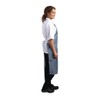 Whites Chefs Apparel Waterproof Bib Apron Nylon Blue And White