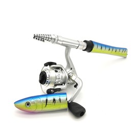 Orurdo qb300113d01n0 Fishing Tackle Fish Rod "Guildo II" Chinu Rod Ajing Meberling Fish Rod & Reel Set with Thread 3.3 ft (1 m) Green