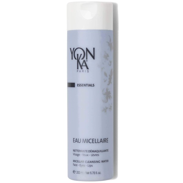Yon-Ka Eau Micellaire (200ml) Micellar Water and Cleansing Makeup Remover, Gentle Face Wash with Rose and Chamomile to Remove Impurities and Hydrate, All Skin Types, Paraben-Free