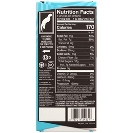 Endangered Species Sea Otter, Fair Trade Milk Chocolate Bar, 48% Cocoa - 3 Ounce Bars (12 Pack)