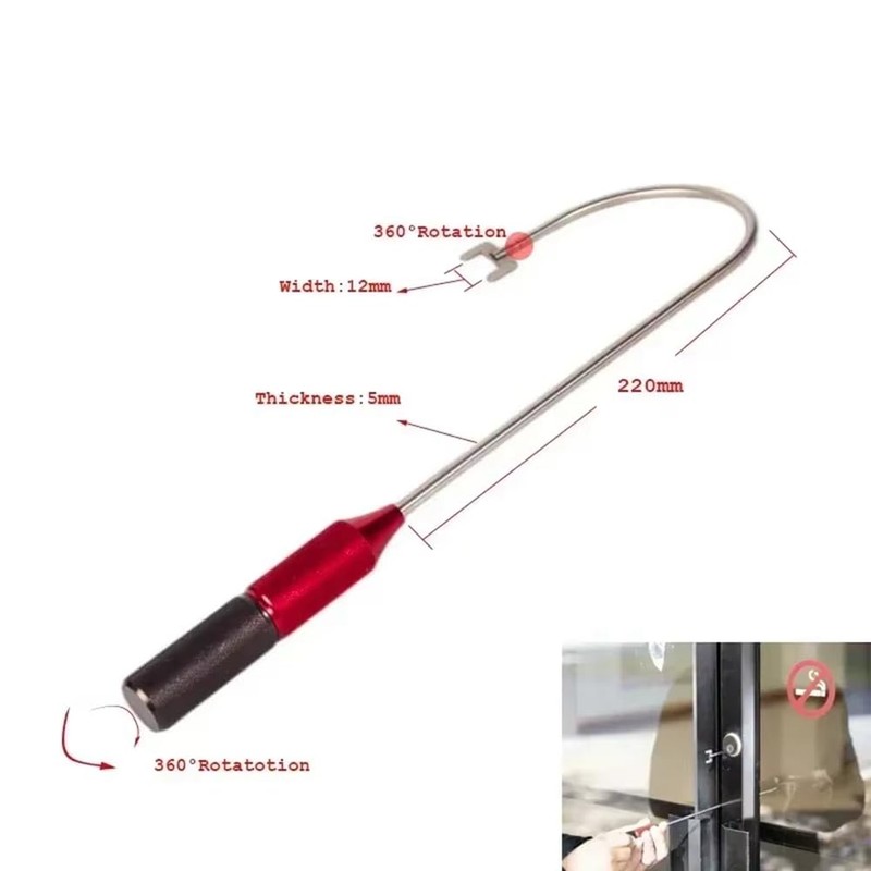 ZENWORYS Locksmith Bypass Deadbolt Thumbturn Tool for Opening and Prying