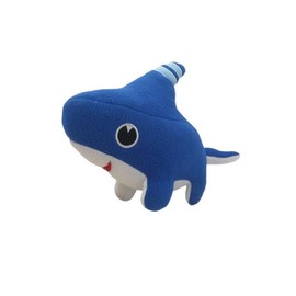 LAARNT 25 cm Blue Shark Dog Plush Toy, Smiling Shark Sea Animals, Animal Plush Doll, Creative Cuddly Toy, Home Sofa Decoration