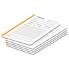 PRICARO 5 x A6 Orange Telephone Memo Pad