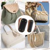 6Pcs Oval Purse Bottoms, PU Leather Bag Bottom Shaper Pad