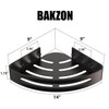 Bakzon Corner Shower Caddy, Shower Shelf Corner No Drilling Bathroom