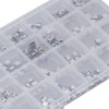 240 Pcs Micro USB Connector Set Stainless Steel Single Row