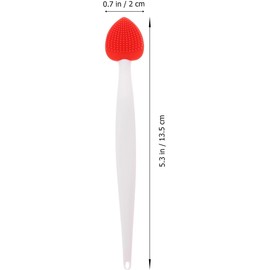 Hohopeti Exfoliante Labial de Silicona 6piezas Diseño Ergonómico y Ligero para Limpiar Labios Resecos y Depurar Nariz con Delicadeza